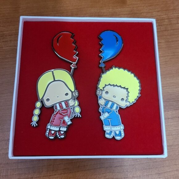 *3 for $30* Sanrio - Patty & Jimmy - Large Enamel Pin Set - Picture 2 of 2